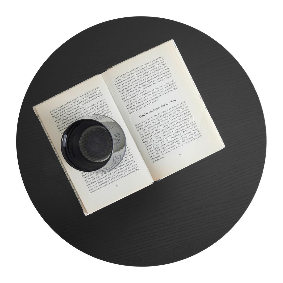Príručný stolík NEAPEL čierna - čierna, Modern, kov/kompozitné drevo (40/40cm) - Mömax