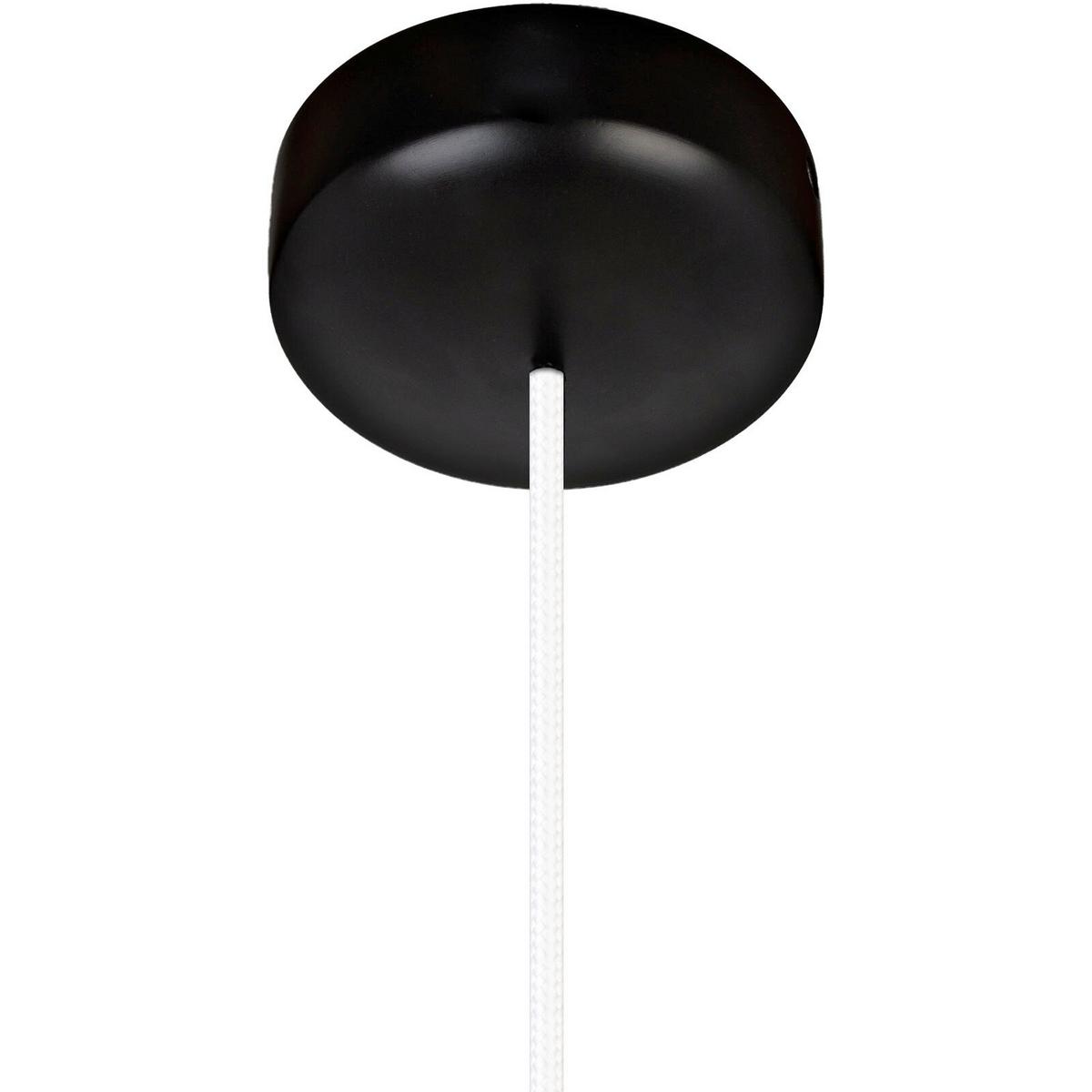 HÄNGELEUCHTE 8550139 ACORN I - Schwarz/Weiß, Design, Holz (17.5/90-140cm)