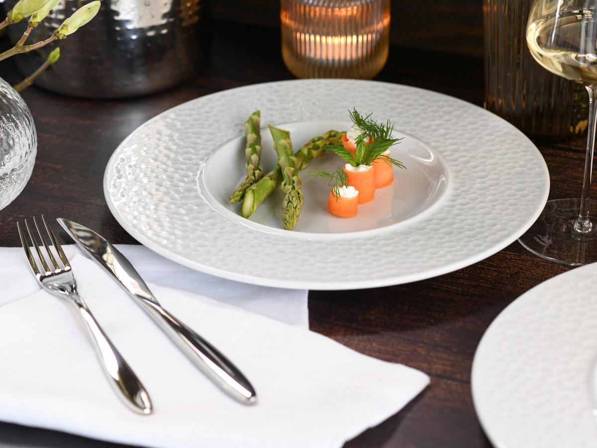Gourmetteller Porzellan, weiß - Weiß, Basics, Keramik (30/2,5cm) - Creatable