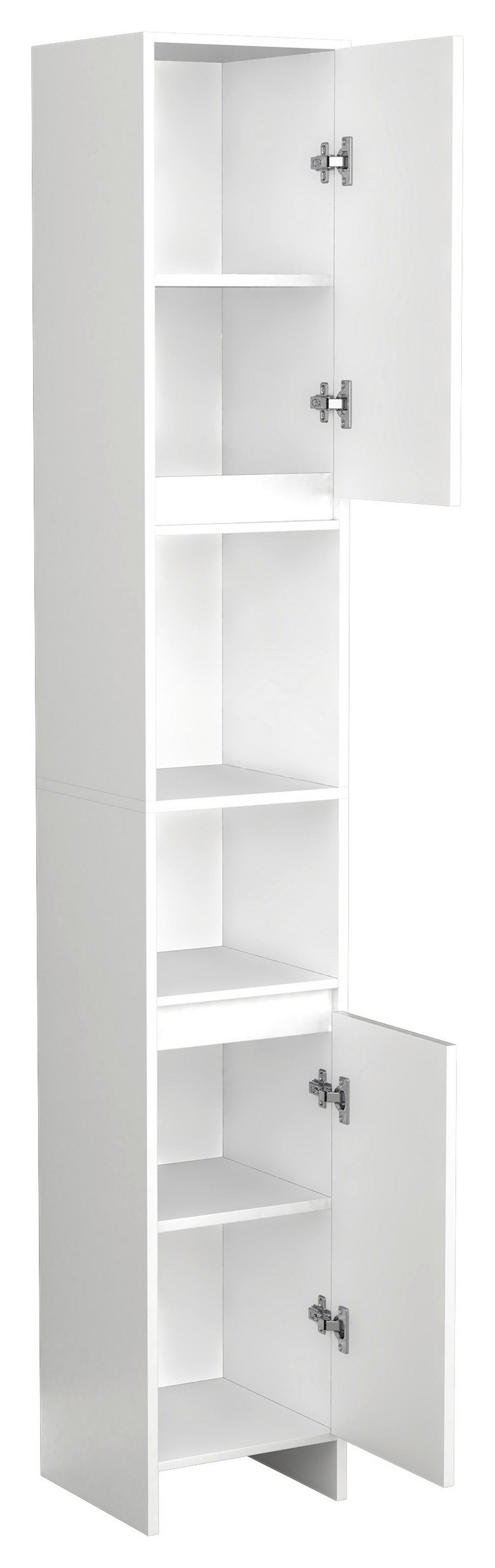 Hochschrank Malira Weiß B: 30 Cm - Weiß, MODERN, Holzwerkstoff (30/189/30cm) - MID.YOU