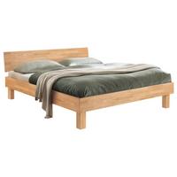 Bett Forti, Eiche Bianco 160x200 cm - Eiche Bianco/Eichefarben, Natur, Holz (160/200cm) - Hasena