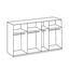 Schwebetürenschrank Level 36a B: 350cm Weiß - Weiß, Basics, Holzwerkstoff (350/216/65cm) Schwebetürenschrank Level 36a B: 350cm Weiß - Weiß, Basics, Holzwerkstoff (350/216/65cm)