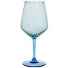 Weinglas Tessa 4er-Set ca. 520 ml, Blau/Mintgrün - Blau/Mintgrün, Basics, Glas (520ml) - Luca Bessoni