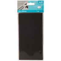 Vágható Filckorong 100x200mm 2db - barna, műanyag (20/10/0,3cm) - Suki