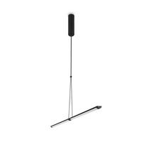 Pendelleuchte Supersymmetry - Schwarz, Trend, Kunststoff/Metall (88,6/4/2cm) - MAYTONI