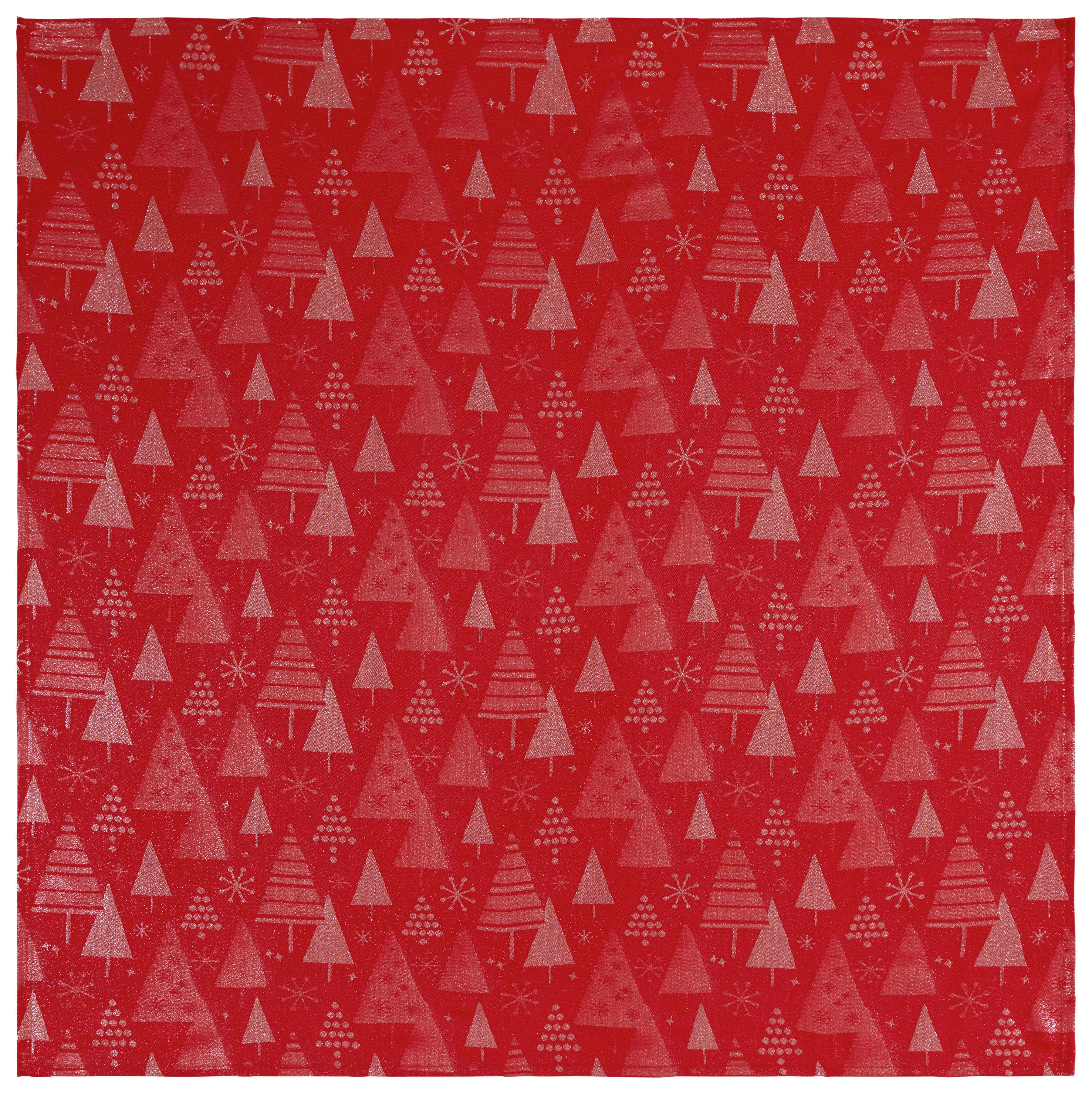 Tischdecke Esther - Rot, KONVENTIONELL, Textil (80/80cm) - Ondega