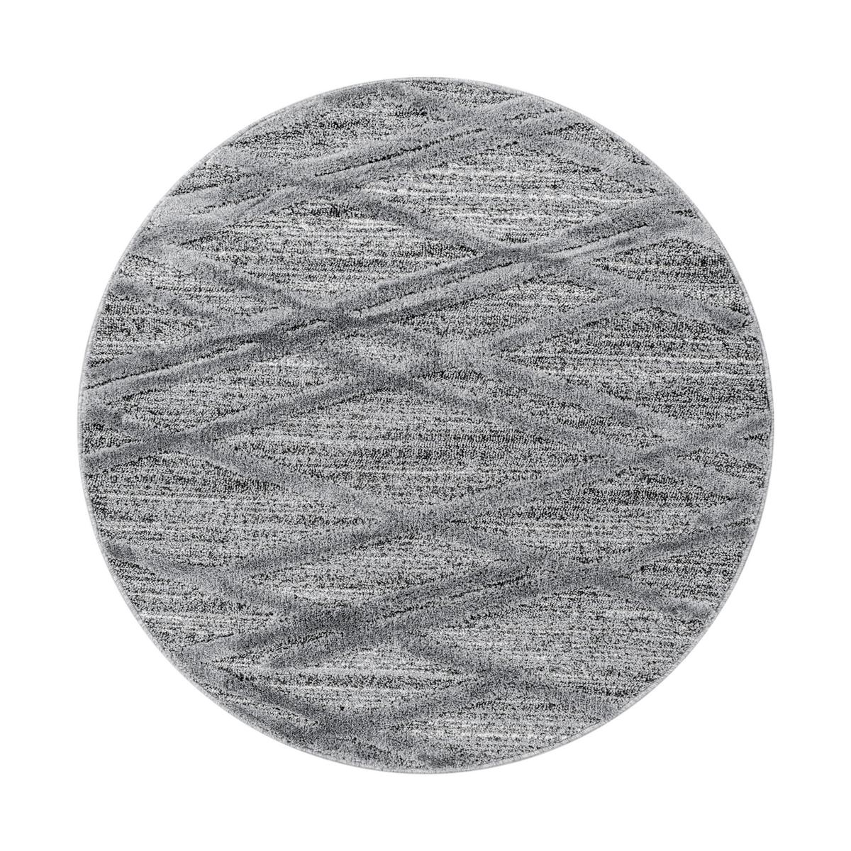 Tkaný koberec P: 160cm, šedá - šedá, Konvenční, textil (160cm)