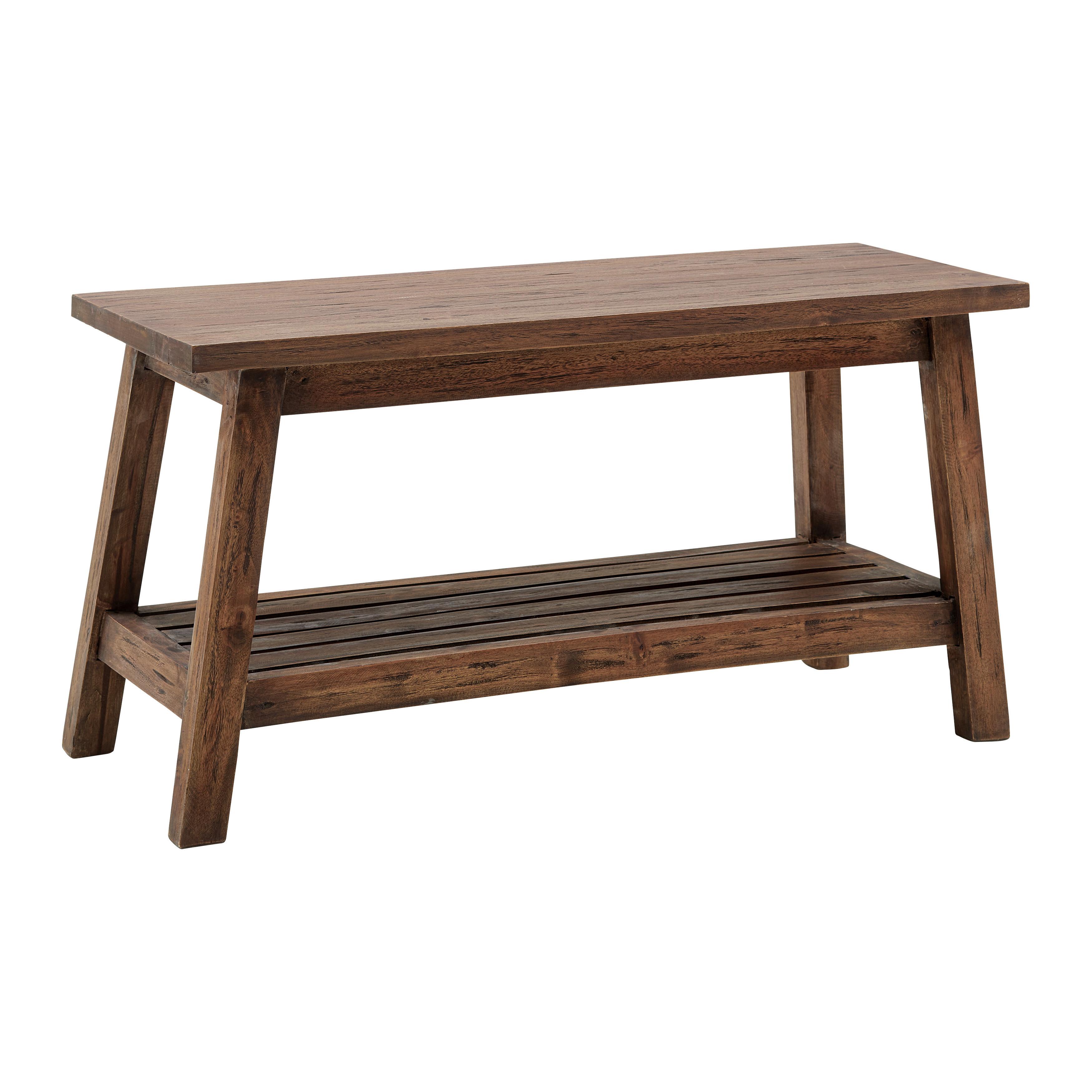 Víceúčelová lavice FIDUS -TREND- - přírodní barvy, Lifestyle, dřevo (90/48/35cm) - Premium Living