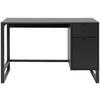 Schreibtisch Mit Stauraum B/h: 65/75 Cm Schwarz - Anthrazit, Basics, Holzwerkstoff (120/65/75cm) - MID.YOU