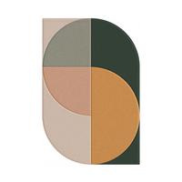 Akustický panel MILLA - růžová/šalvějově zelená, textil (60/90cm) - Mömax