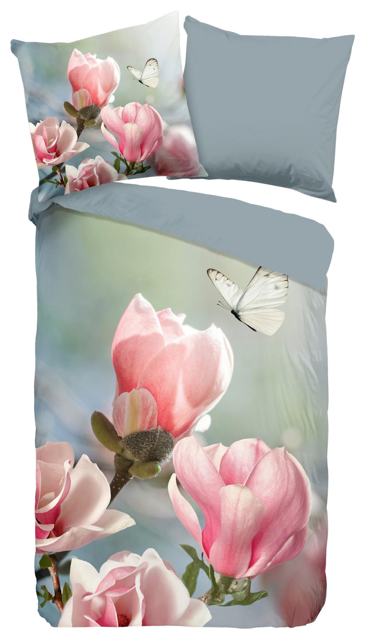 Wendebettwäsche Close Multicolor 155x220 cm - Multicolor, Natur, Textil (155/220cm)