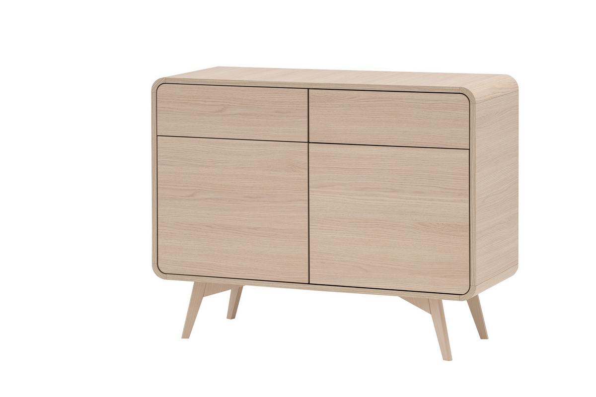 Sideboard Torsby Eichefarben B: 108 Cm - Eichefarben, Design, Holzwerkstoff (108/84/39cm) - Livetastic