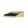 Katzen-Hängesessel Mulde Natur Bezug: Grün, L: 40 cm - Kieferfarben/Grün, Basics, Holz/Textil (40/28/15cm)