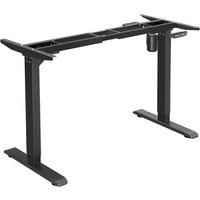 Schreibtischbeine B: 115-147cm H: 71-112 cm verstellbar - Schwarz, Basics, Metall (115-147/71-112/60cm) - Boxxx