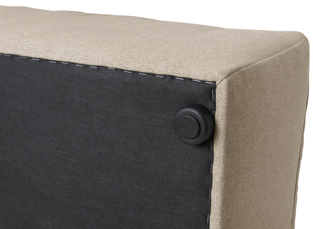 Eckelement Lena Creme Flachgewebe - Creme, Design, Textil (100/73/100cm) - Max Winzer