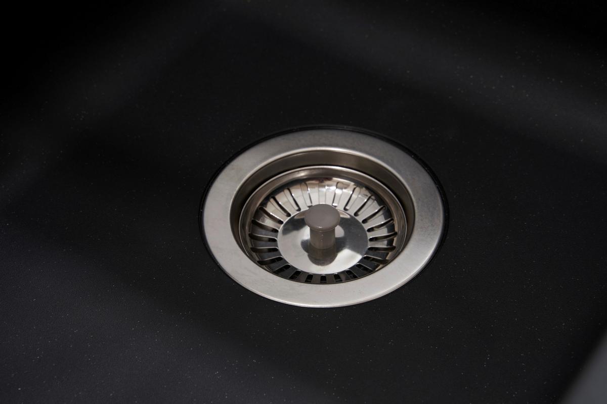 Spüle Respekta Einbauspüle Denver - Schwarz, Trend, Glas/Kunststoff (86/20/50cm) - Respekta