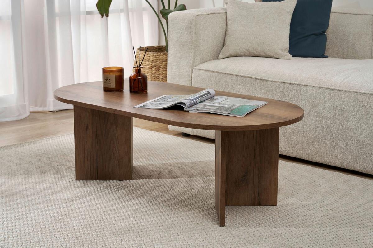 Couchtisch Sable Walnussfarben B: 119cm - Walnussfarben, Design, Holzwerkstoff (119/40/60cm) - MID.YOU