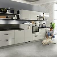 Einbauküche Star Frei Planbar Modernes Design - Eichefarben/Grau, MODERN, Holzwerkstoff - Express