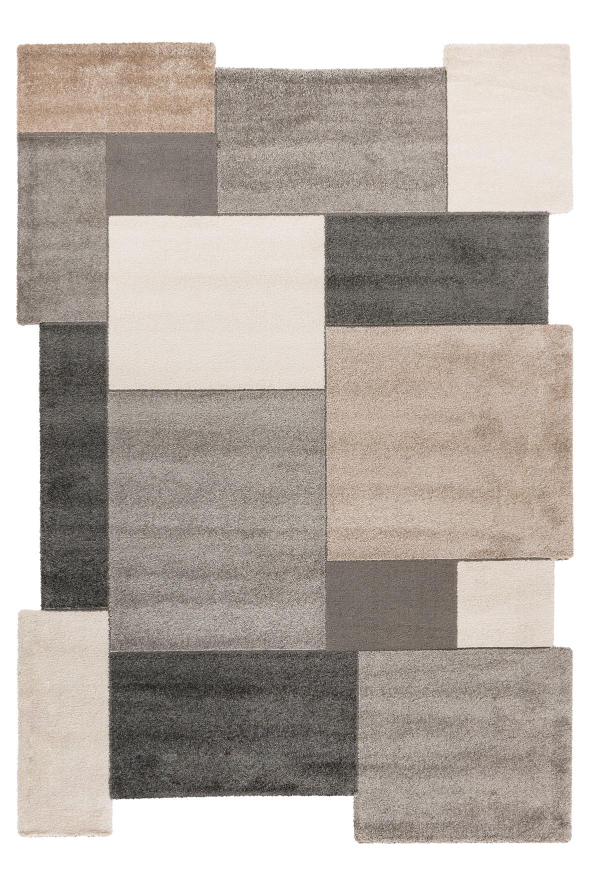Flachwebteppich My Frisco 285 - Grau, Basics, Textil (160/230cm) - Obsession