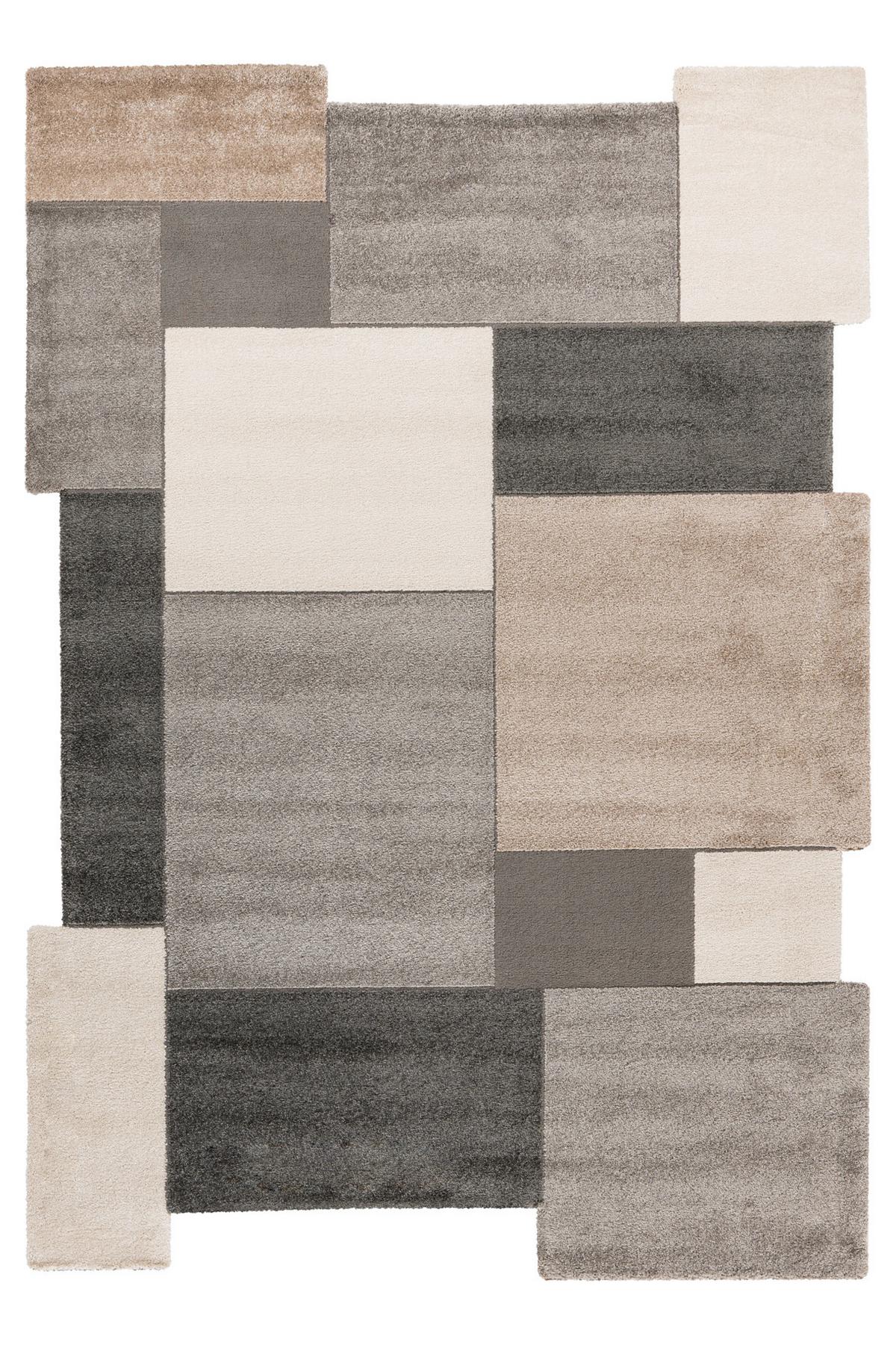 Flachwebteppich My Frisco 285 - Grau, Basics, Textil (160/230cm) - Obsession