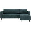 Ranger Petrol S: 223x151 Cm - Petrol/Schwarz, Design, Textil (223/151cm) - Livetastic