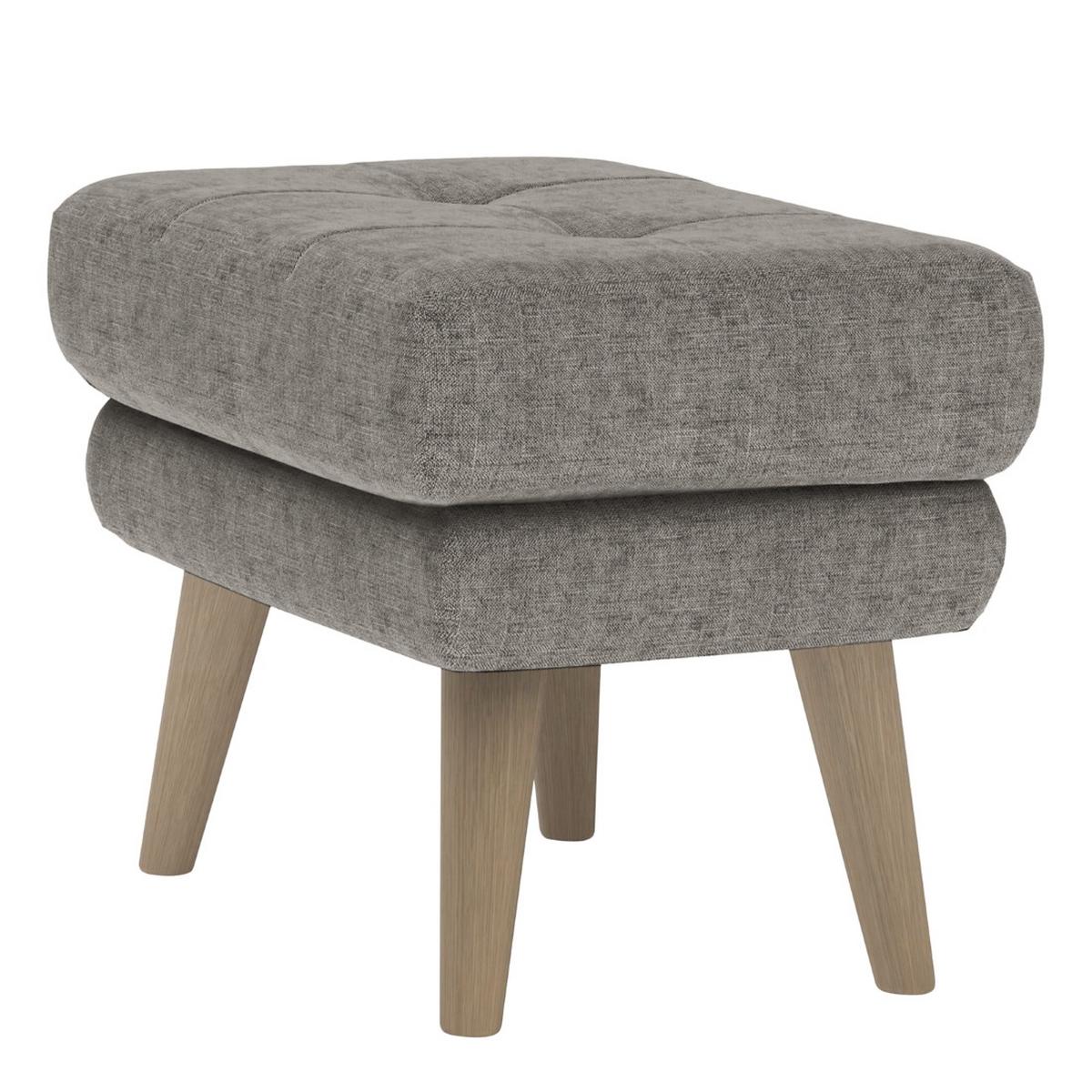 Sesselset Henry Dunkelgrau B: 91 cm - Eichefarben/Dunkelgrau, KONVENTIONELL, Textil (91/104/94cm) - Trendmanufaktur