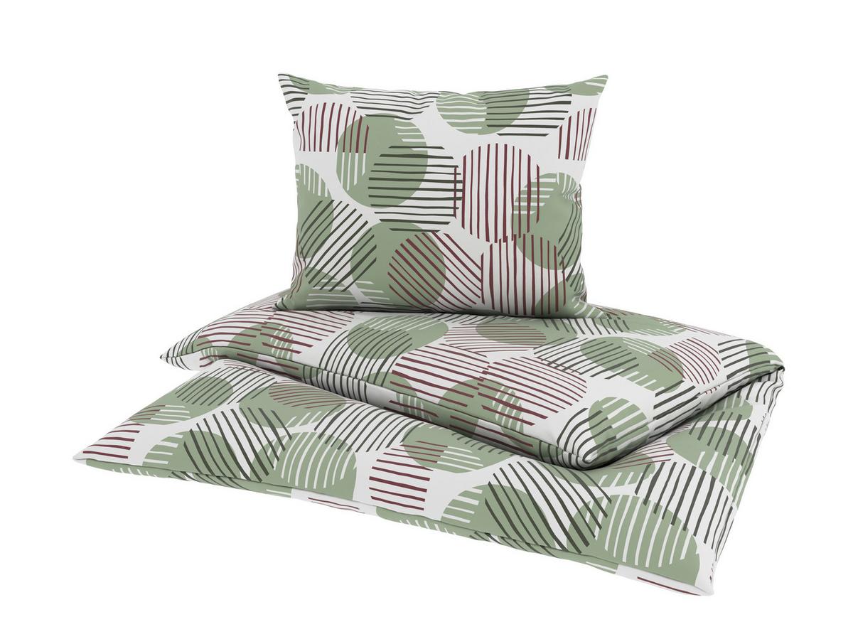Bettwäsche Calgary - Grün, MODERN, Textil - Luca Bessoni