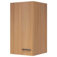 Horná kuchynská skrinka NANO H 30 - farba buka/farba ušľachtilej ocele, Modern, kompozitné drevo/plast (30/54/32cm) - MID.YOU