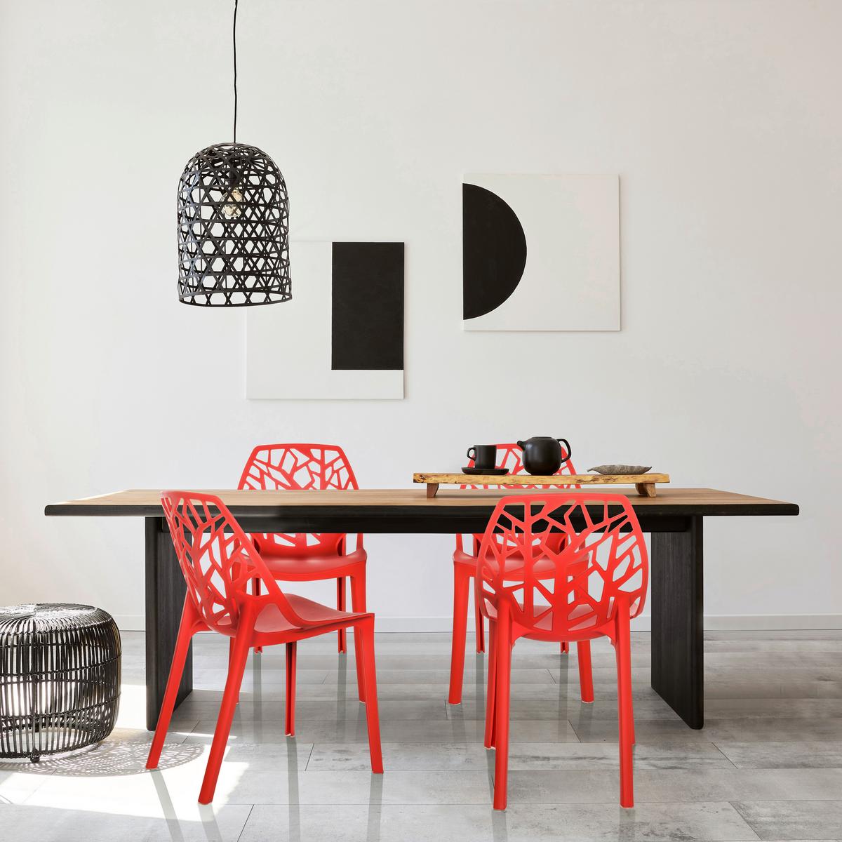 Stuhl Artifo Tri - Rot, Basics, Kunststoff (47/80/56cm) - MID.YOU
