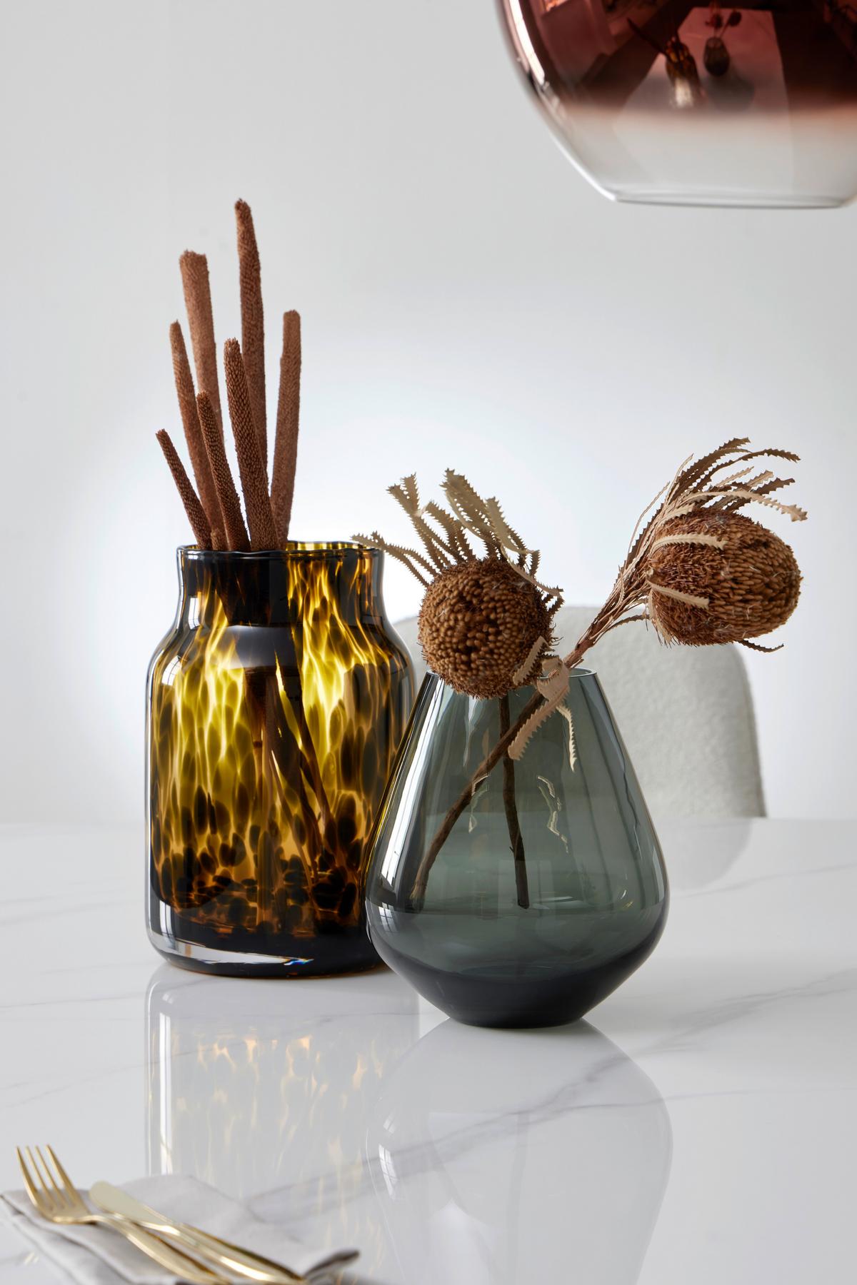 Dekovase Corinna - Braun, KONVENTIONELL, Glas (17,5/26cm) - James Wood