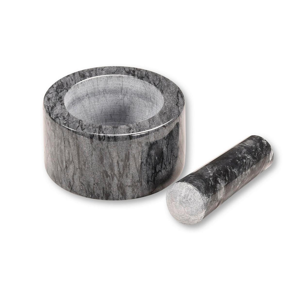 Mörserset Mörser Mit Schlegel - Schwarz, Basics, Naturmaterialien (13/13/8cm) - Kesper