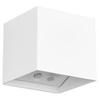 Led-wandleuchte Josh - Weiß, MODERN, Kunststoff (10/10,5/10cm) - Luca Bessoni
