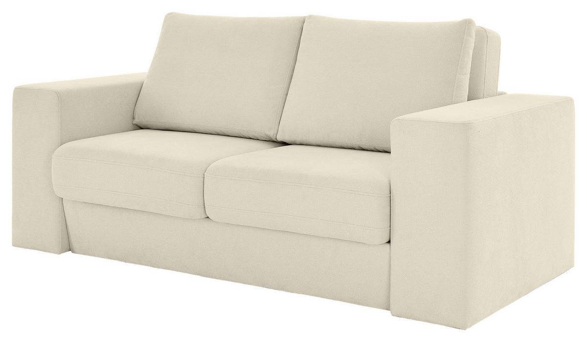 Viersitzer-Sofa Looks V-1 - Eichefarben/Creme, Design, Textil (252/96/107cm) - LOOKS by W.Joop