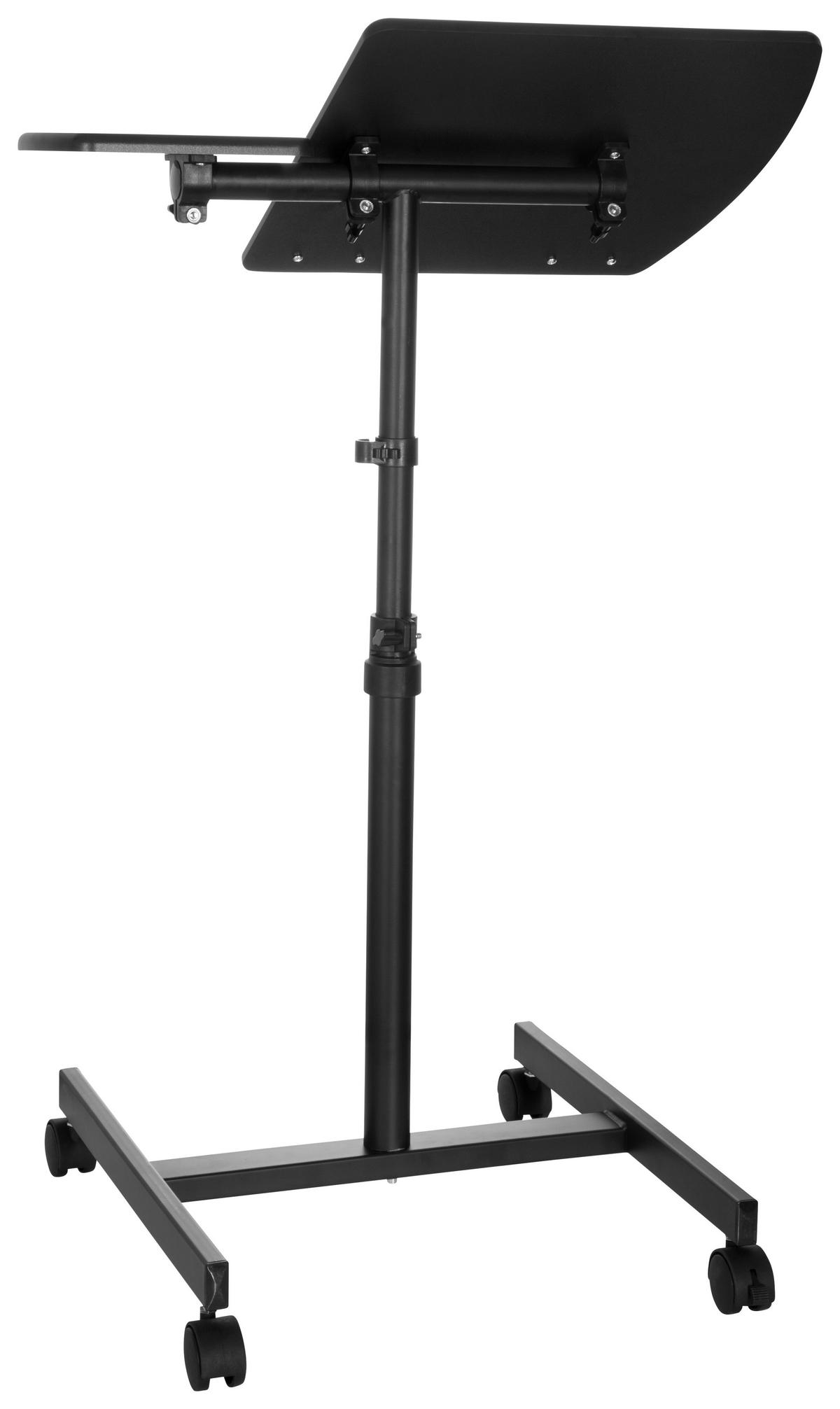 Stehschreibtisch Vm-Sl Schwarz höhenverstellbar - Schwarz, Basics, Holzwerkstoff/Kunststoff (40/44/68,5cm) - MID.YOU
