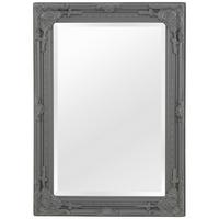 Wandspiegel Walter 2 - Anthrazit, Trend, Glas/Holzwerkstoff (50/70/3,5cm)