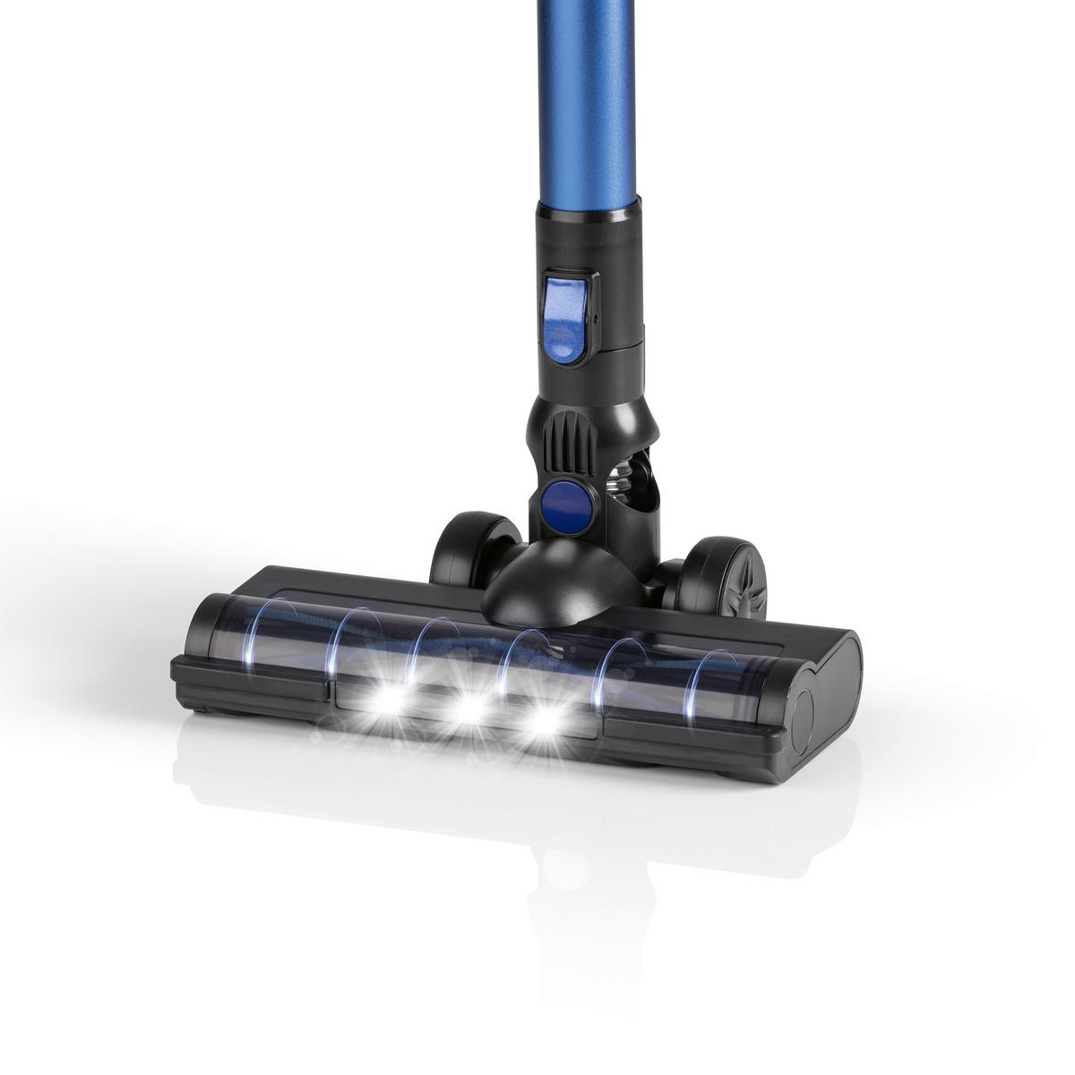 Akku-Zyklon-Staubsauger 22,2 V - Blau/Schwarz, MODERN, Kunststoff/Metall (33/12/113cm)