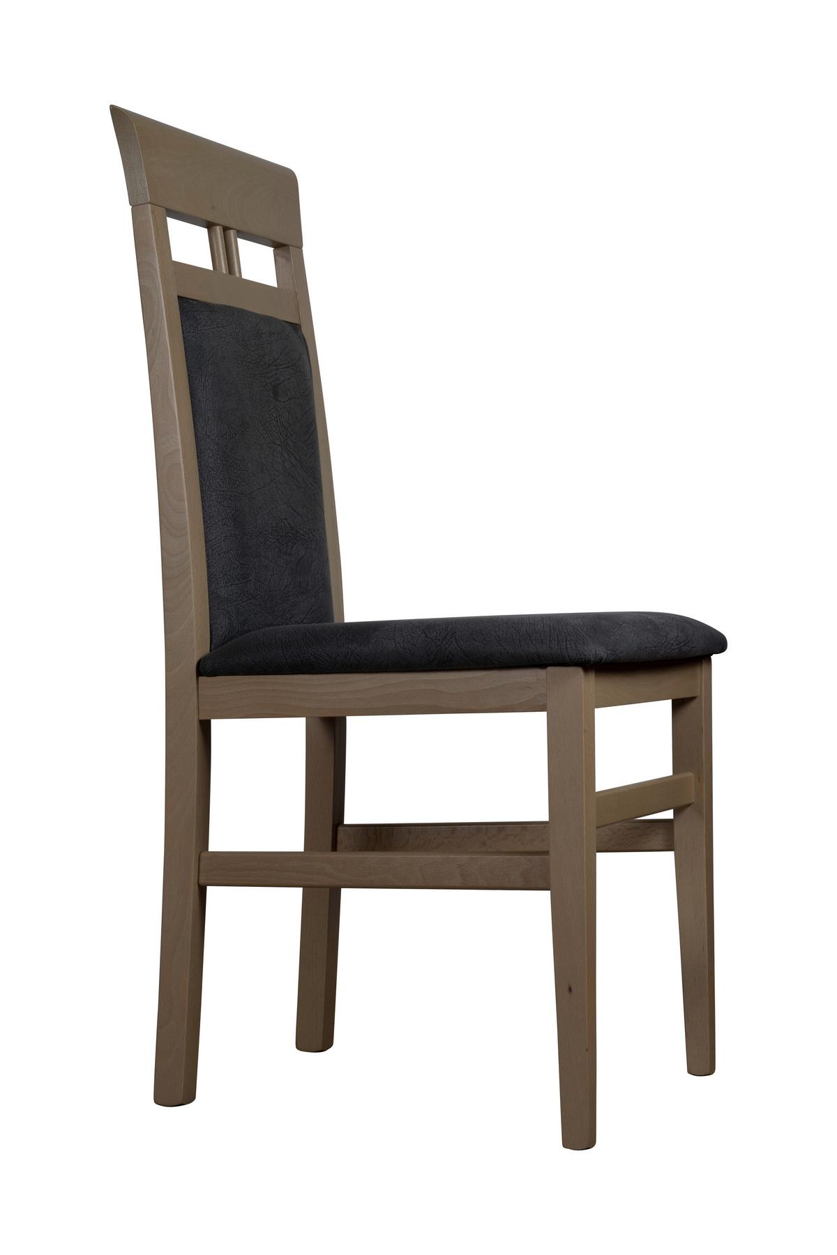 Stuhl-set Ibiza Stuhl Titanic Grau/sonoma Eiche D. B: 42cm - Grau/Sonoma Eiche, KONVENTIONELL, Holz/Textil (44/92/47cm) - MID.YOU