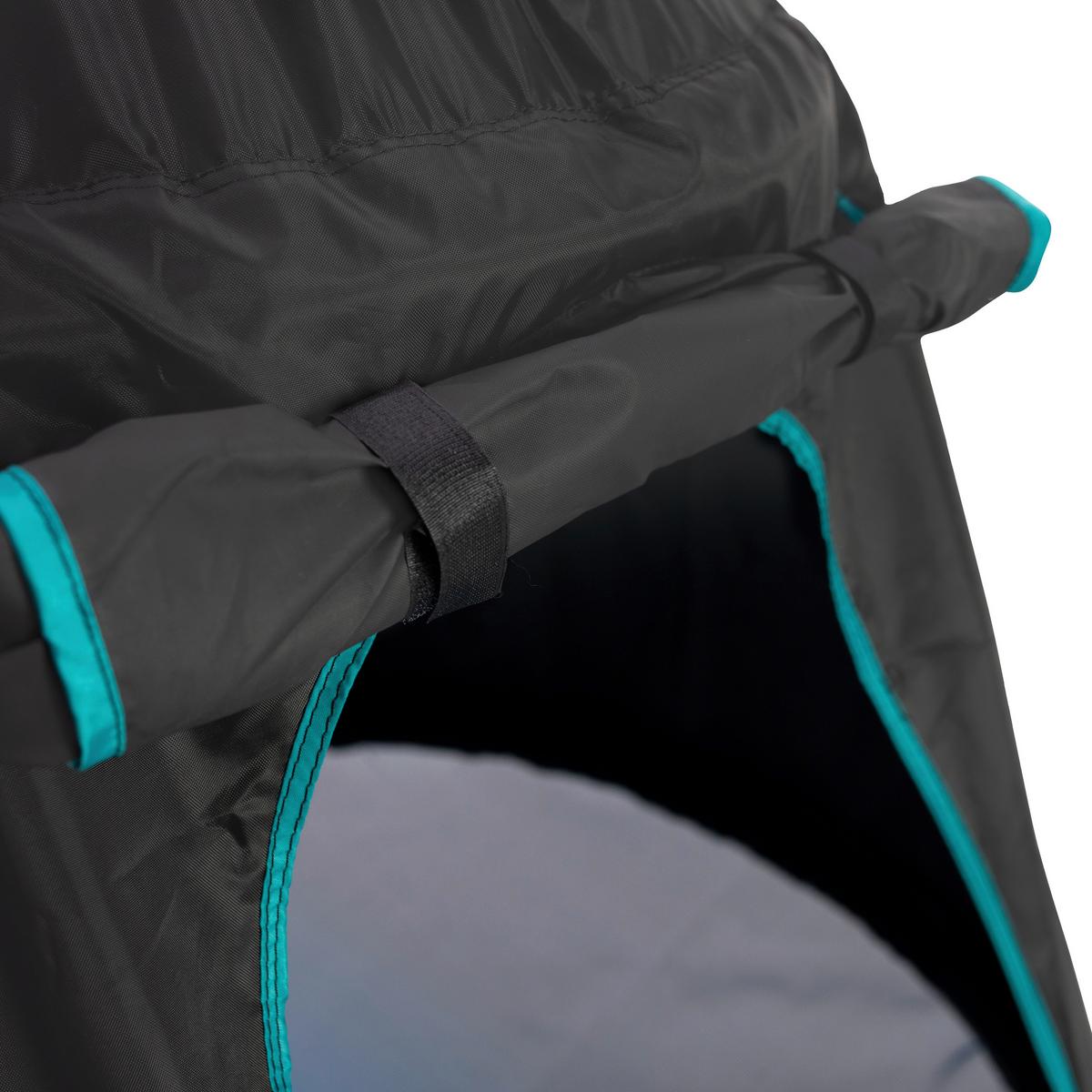 Klettergerüst Ufo Schwarz, B/H/T: 217x201x120cm - Schwarz, KONVENTIONELL, Textil/Metall (217/201/120cm)