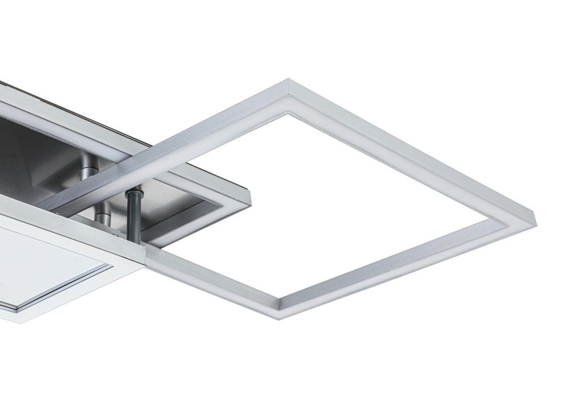 Led-deckenleuchte Tiziana - Chromfarben/Silberfarben, MODERN, Kunststoff/Metall (75cm) - Luca Bessoni