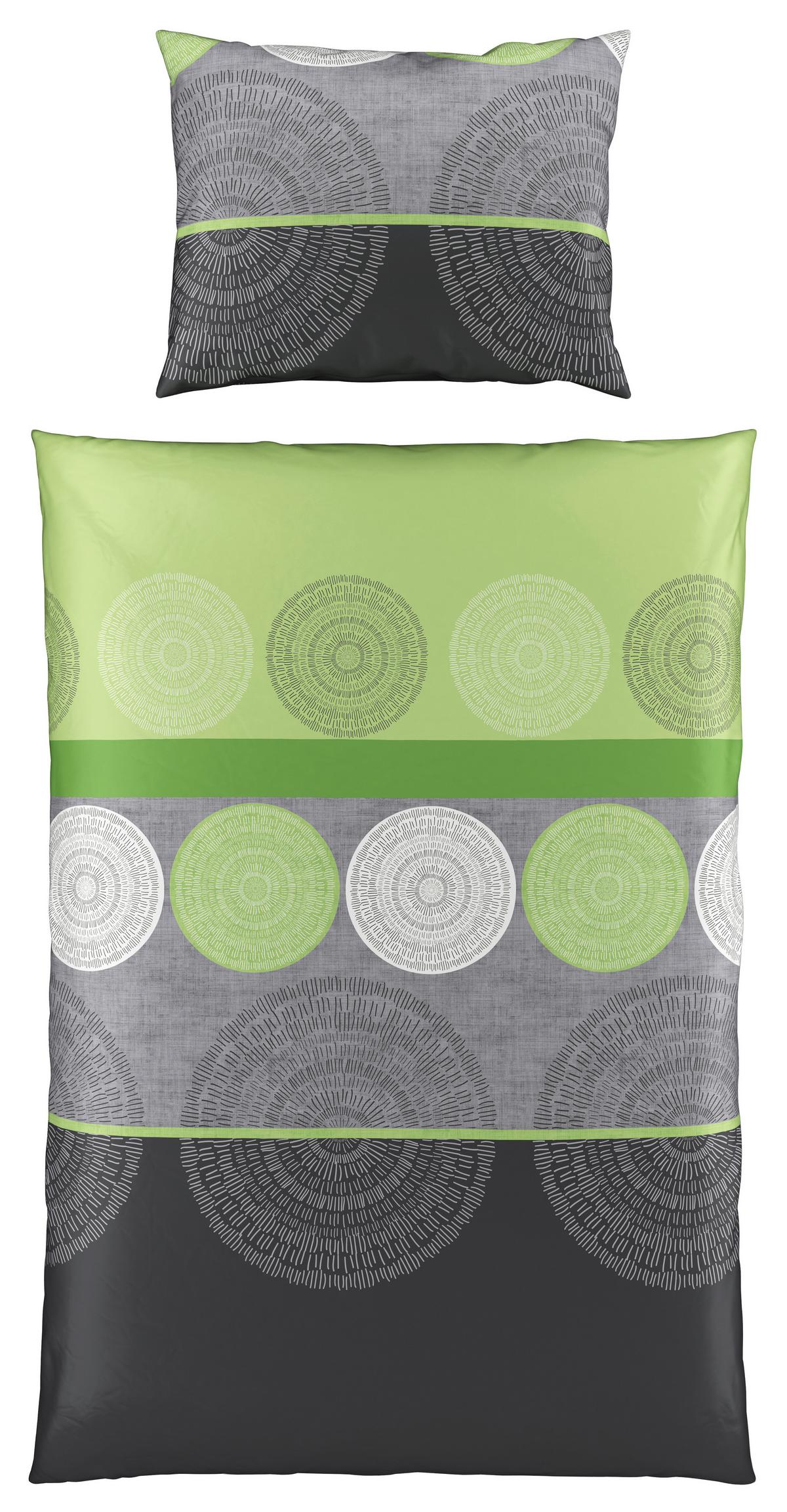Ágyneműhuzat-garnitúra Denise - zöld, Modern, textil (140/200cm) - Luca Bessoni