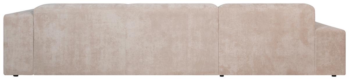 ECKSOFA Hannah Beige S: 170x343cm - Beige/Schwarz, Design, Textil (170/343cm) - MID.YOU