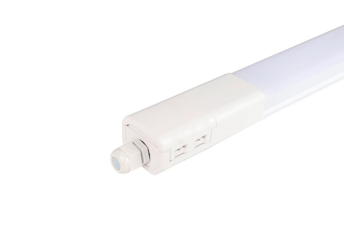 LED-Deckenleuchte L: 110,3 cm, für In- und Outdoor - Weiß, Basics, Kunststoff (110,3/5,2/4,1cm)