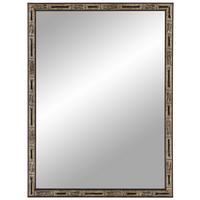 ZRCADLO LUBNY II - černá/barvy stříbra, Moderní, plast/sklo (57/42cm)