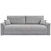 Rozkládací pohovka KIM, šedý manšestr - šedá, Moderní, dřevo (234/90/103cm)