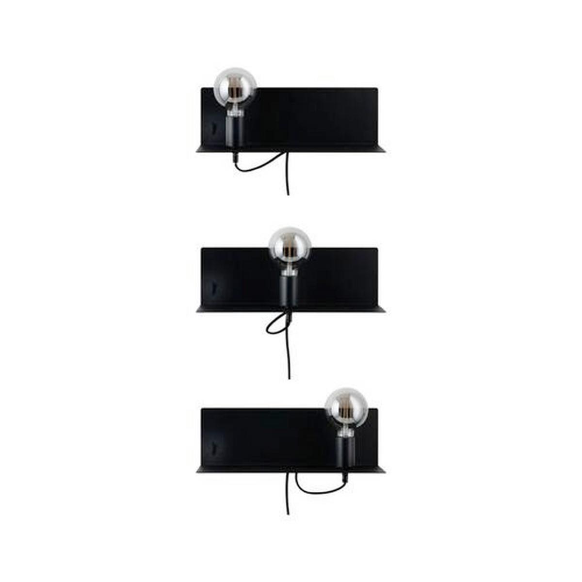Wandleuchte Devara 1-flammig Mit Usb-Anschluss - Schwarz, LIFESTYLE, Metall (40/13cm) - Paulmann