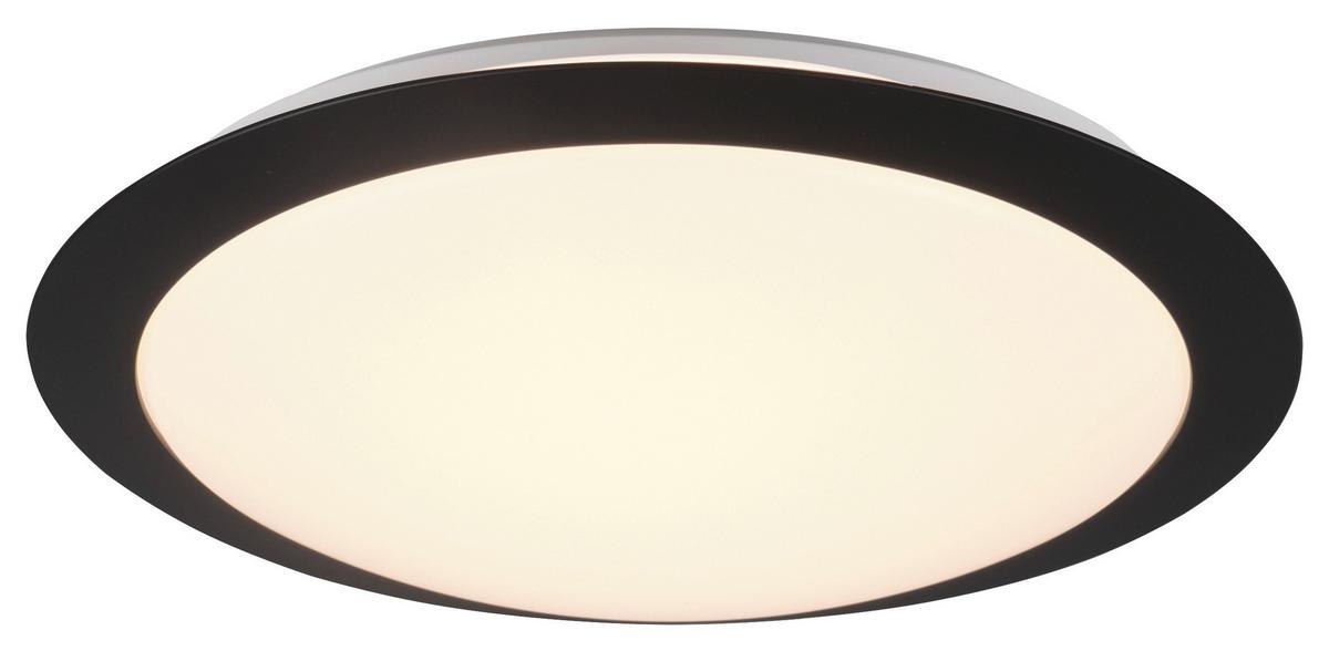 LED-Deckenleuchte 680310132 - Schwarz/Weiß, Basics, Kunststoff (29/8cm) - Trio Leuchten