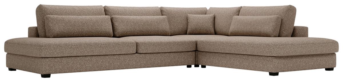 Sven Hellbraun S: 332x244 Cm - Hellbraun/Schwarz, Design, Textil (332/244cm) - Livetastic