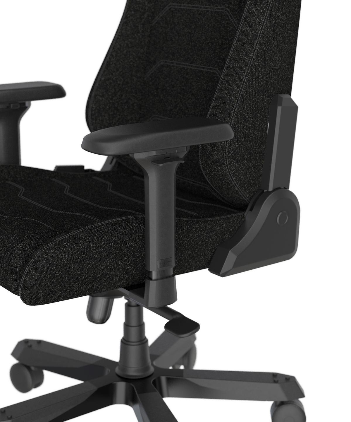 Gamingstuhl Master Schwarz B: 70cm - Schwarz, KONVENTIONELL, Textil/Metall (70/133/70cm) - Dxracer