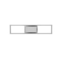 LED-DECKENLEUCHTE R67172107 RIGIDO - Nickelfarben, Design, Metall (60/6/13cm)