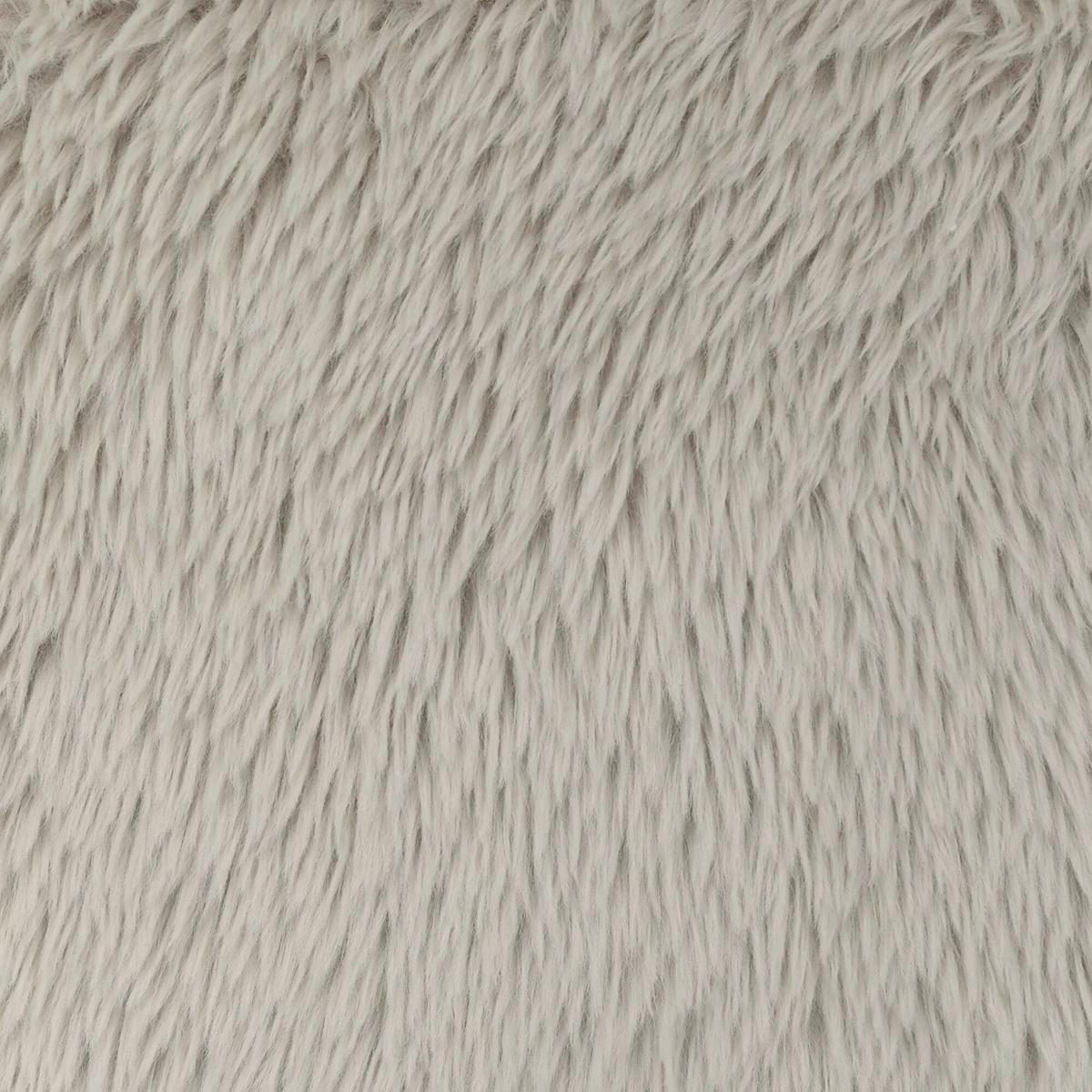 Sada polštářů CAMMELLIO, šedobéžový plyš, vzorovaná tk. - světle šedá/šedobéžová, Moderní, textil - Mömax